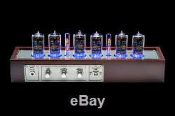Z5660 NIXIE tubes Clock, Musical RGB Divergence Meter (as/IN-18) FAST delivery