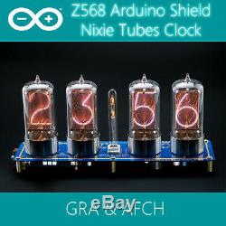 Z568 Arduino Shield EXTRA LARGE 4 TUBES Nixie Clock 4 TUBES OPTIONAL