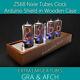 Z568 Arduino Shield Nixie Tubes Clock Wooden Case Extra Large 4 Tubes Optional