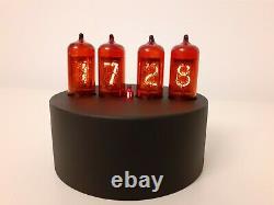 Z570M NOS German tubes Nixie tubes clock in wooden case by Monjibox Nixie