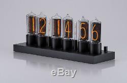 ZIN18 IN18 New Nixie Tube Clock Black Aluminium Case WIFI Android/Iphone Setup